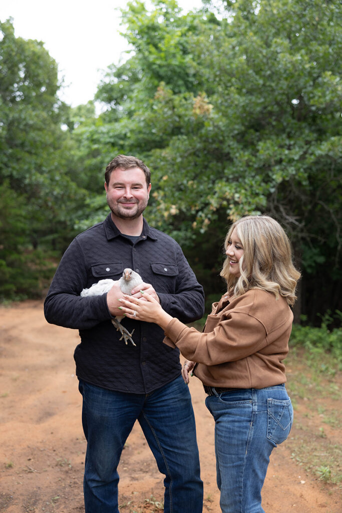 Real estate professionals enjoying a casual outdoor moment in the Oklahoma real estate community.